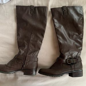 Rampage Brown Tall Boots